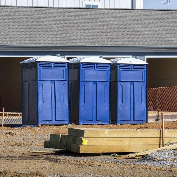 construction site portable restrooms provides a self-contained water supply for all of our porta potties on job sites